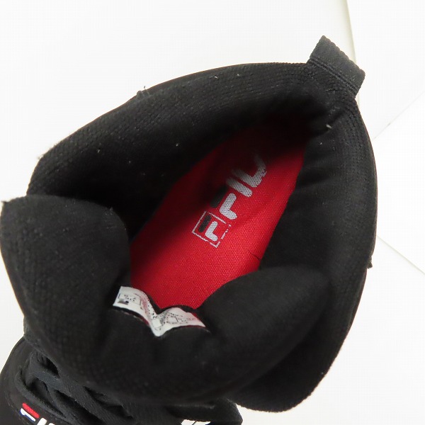 実際に弊社で買取させて頂いたFILA/フィラ MASHBURN/マッシュバーン ハイカットスニーカー 1VB90140-014/26.5の画像 4枚目