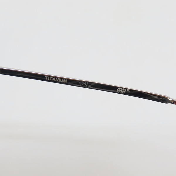 実際に弊社で買取させて頂いた999.9/フォーナインズ メガネフレーム S-971T の画像 6枚目