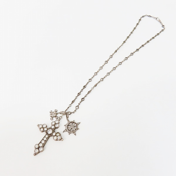 実際に弊社で買取させて頂いたLoree Rodkin/ローリーロドキン ゴシッククロス ネイティブサン ネックレスの画像 6枚目