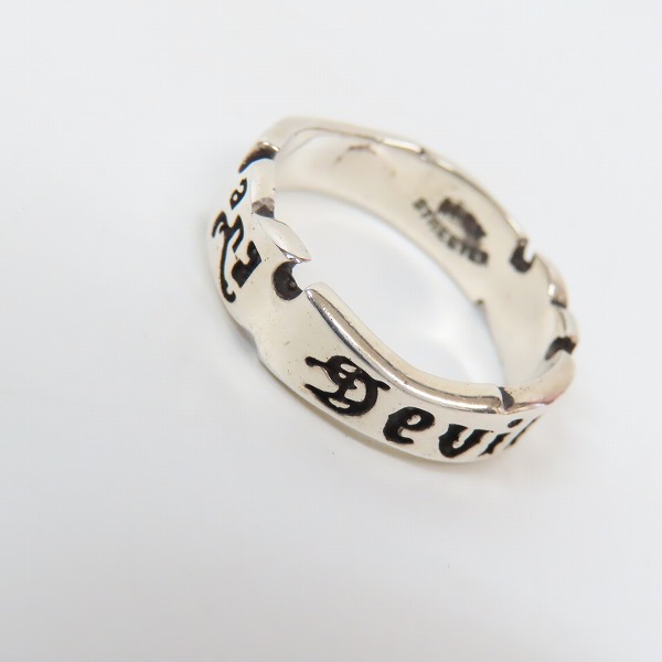 実際に弊社で買取させて頂いたALEX STREETER/アレックスストリーター エンジェル＆デビルズ リング ALR811/18.5号