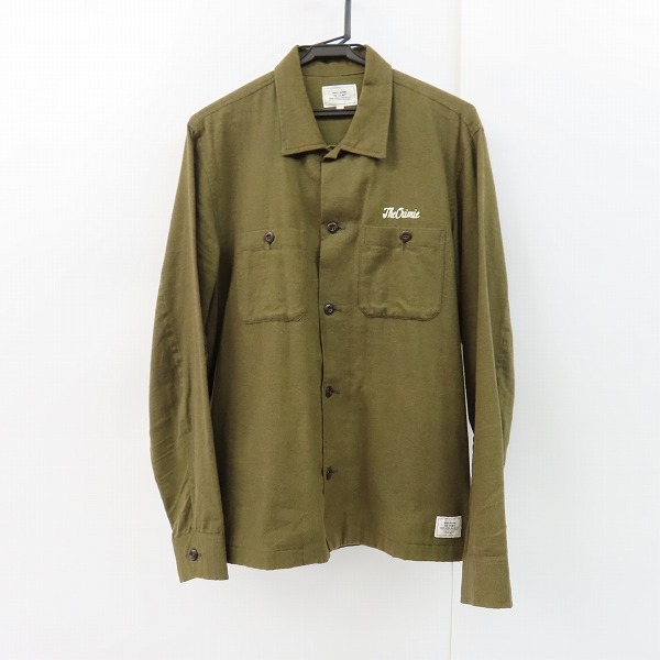 実際に弊社で買取させて頂いたTHE CRIMIE/クライミー コットン 長袖シャツ カーキ/L　