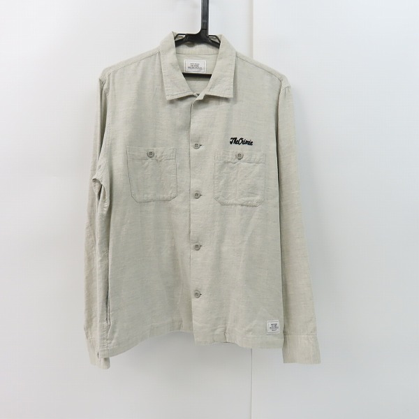 実際に弊社で買取させて頂いたTHE CRIMIE/クライミー ロゴ刺繍 コットン長袖シャツ/L