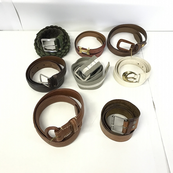 実際に弊社で買取させて頂いた【おまとめ品】GIORGIO ARMANI/ジョルジオアルマーニ HIGH CLASS/ハイクラス renoma/レノマ 他 ベルト