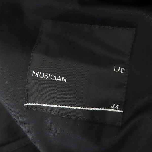 実際に弊社で買取させて頂いたLAD MUSICIAN/ラッドミュージシャン トレンチコート 2107-355/44の画像 5枚目