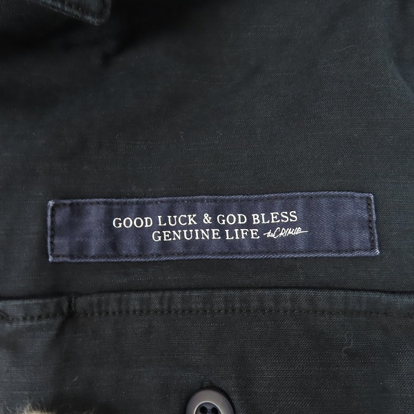 実際に弊社で買取させて頂いたTHE CRIMIE/クライミー HIGHER GROUND コットン シャツジャケット/Lの画像 4枚目