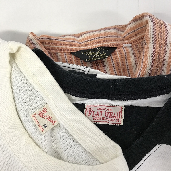 実際に弊社で買取させて頂いた【おまとめ品】THE FLAT HEAD/フラットヘッド BLACKMINT/ブラックミント サーマル/ウエスタンシャツ 等の画像 1枚目