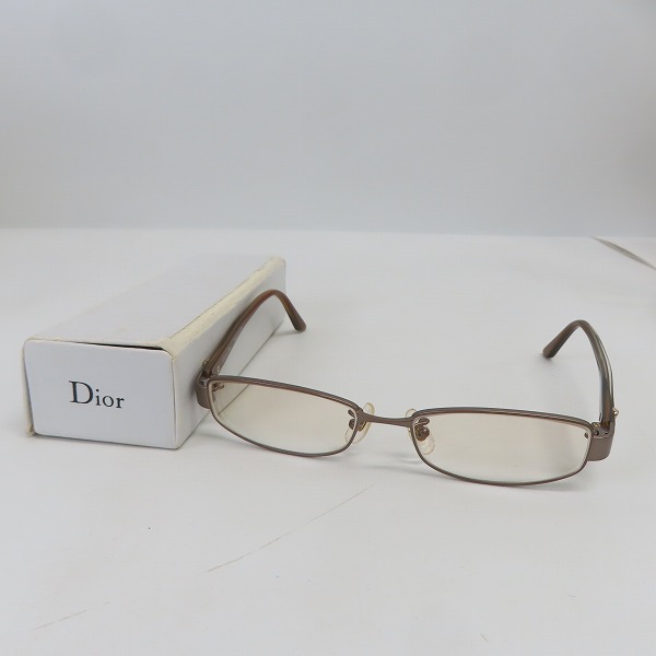 実際に弊社で買取させて頂いたChristian Dior/クリスチャンディオール メガネフレーム 眼鏡 CD-7688Jの画像 9枚目