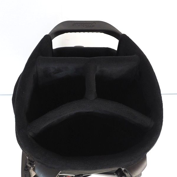 実際に弊社で買取させて頂いたTitleist/タイトリスト TB20SXSF  ゴルフ 9型 4分割スタンド式 キャディバッグ ブラックの画像 3枚目