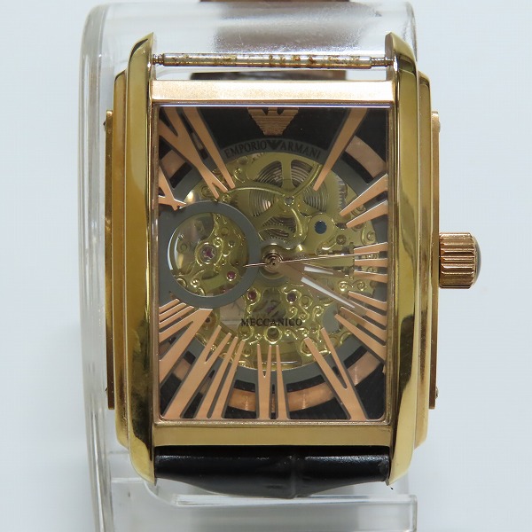 実際に弊社で買取させて頂いた【ジャンク】EMPORIO ARMANI/エンポリオアルマーニ 革ベルト 時計/ウォッチ AR-4233-30