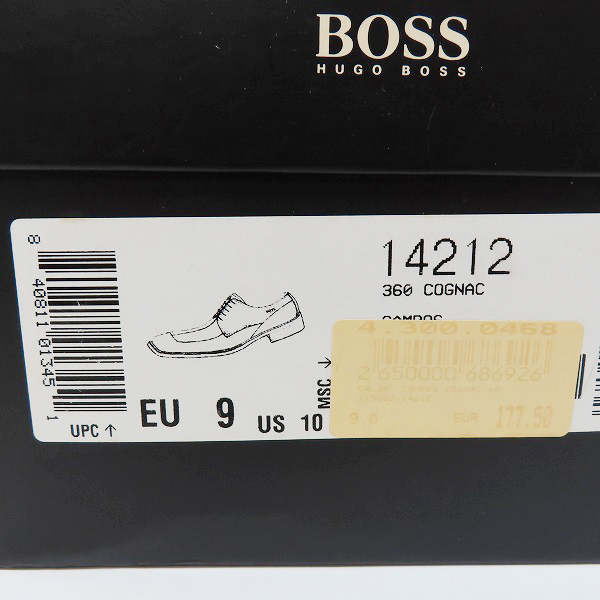 実際に弊社で買取させて頂いたHUGO BOSS/ヒューゴボス レザーシューズ/9の画像 9枚目