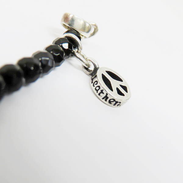 実際に弊社で買取させて頂いた【ギャラ付】Bill Wall Leather/ビルウォールレザー マルチリングストーンブレスレット スモールオニキスの画像 4枚目