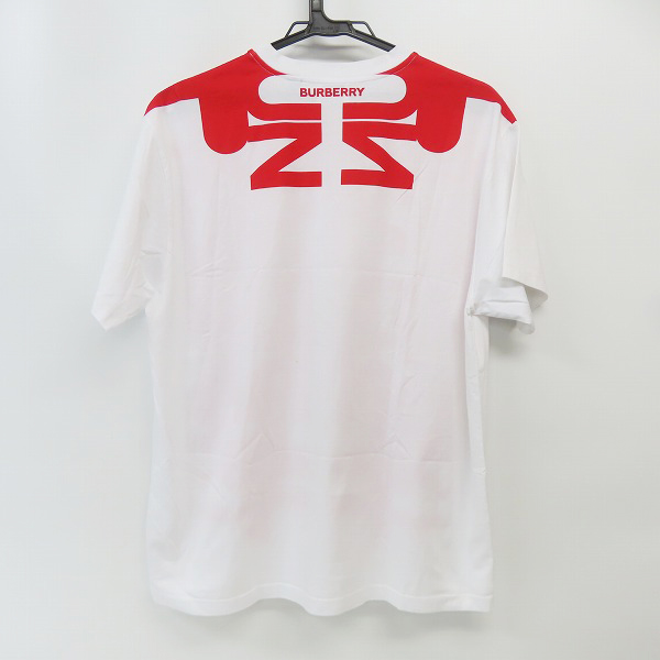 実際に弊社で買取させて頂いた【JPタグ】BURBERRY/バーバリー スローガンプリント半袖Tシャツ 8051983/Sの画像 1枚目