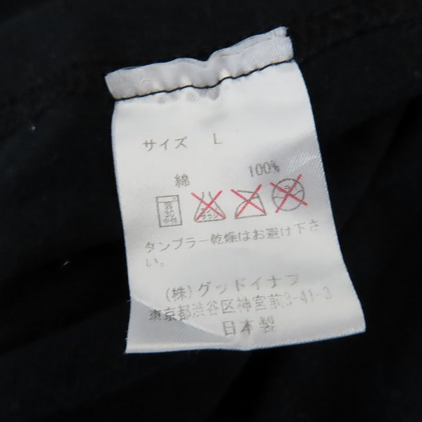 実際に弊社で買取させて頂いたGOODENOUGH classics/グッドイナフ GE プリント 半袖 Tシャツ/カットソー/Lの画像 3枚目