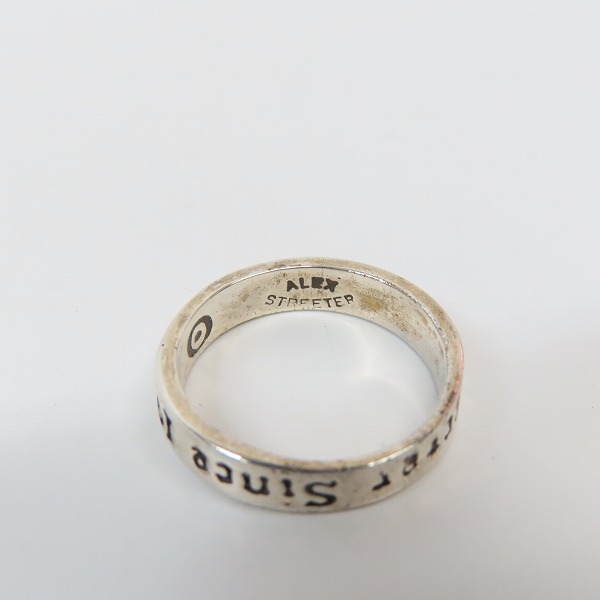 実際に弊社で買取させて頂いたALEX STREETER/アレックスストリーター 1971 スペーサーリング/8号の画像 6枚目