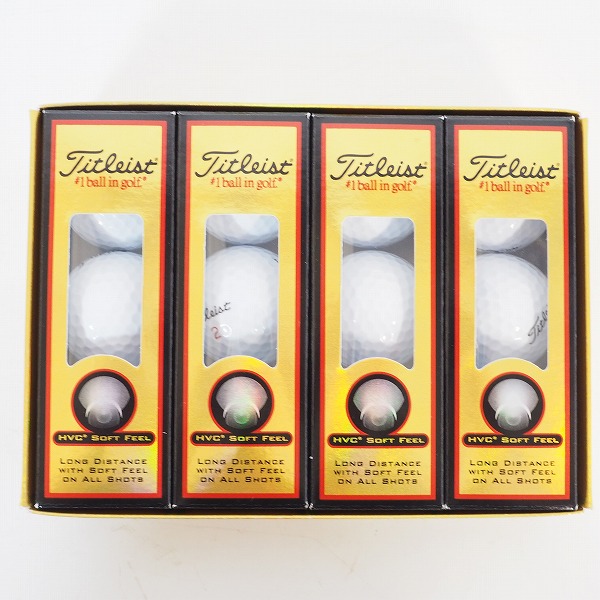 実際に弊社で買取させて頂いた【未使用】Titleist/タイトリスト HVC SOFT FEEL ゴルフボール ホワイト 1ダース