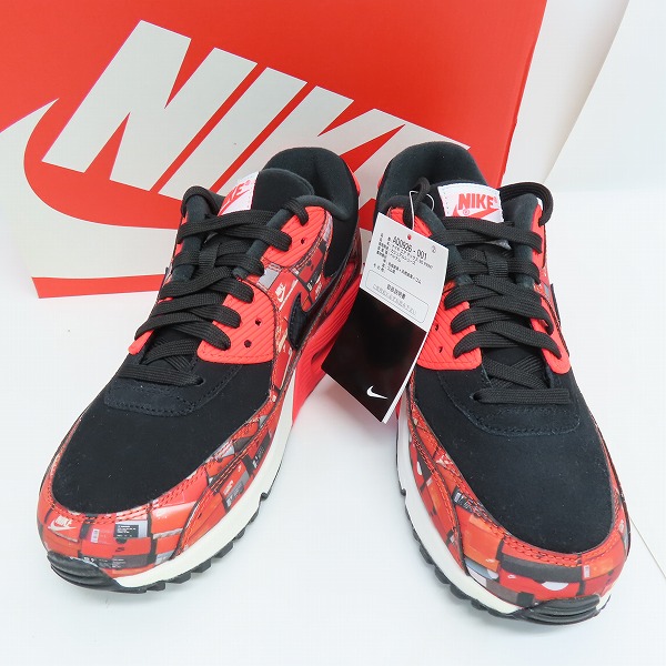 実際に弊社で買取させて頂いたNIKE×atmos/ナイキ×アトモス AIR MAX 90 PRNT エア マックス 90 プリント AQ0926-001 25.5