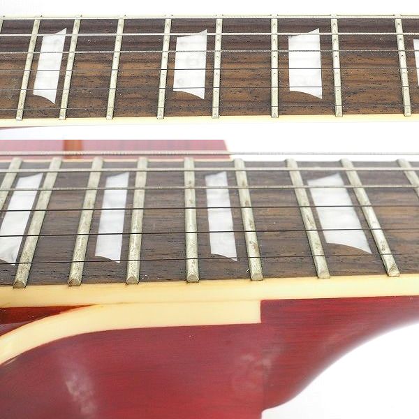実際に弊社で買取させて頂いた★Epiphone/エピフォン Les Paul Standard/レスポールスタンダード サンバースト エレキギター ハードケース付 の画像 3枚目