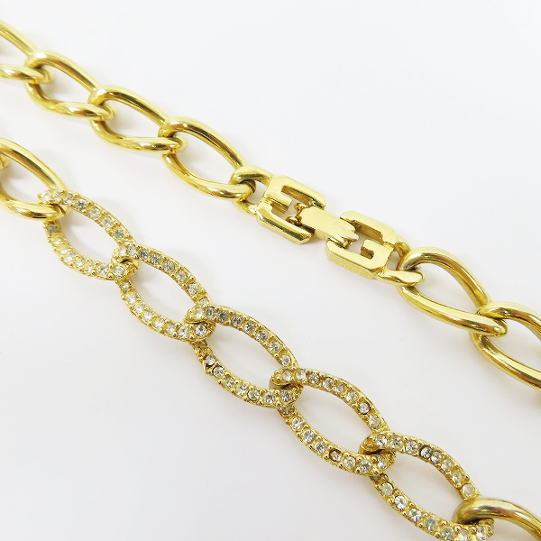 実際に弊社で買取させて頂いたGIVENCHY/ジバンシイ ストーン付きリンクネックレス