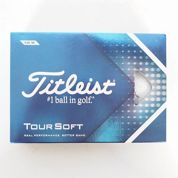 実際に弊社で買取させて頂いた【未使用/オウンネーム】Titleist/タイトリスト TOUR SOFT ゴルフボール ホワイト 1ダース の画像 2枚目