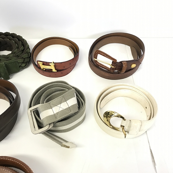 実際に弊社で買取させて頂いた【おまとめ品】GIORGIO ARMANI/ジョルジオアルマーニ HIGH CLASS/ハイクラス renoma/レノマ 他 ベルトの画像 3枚目