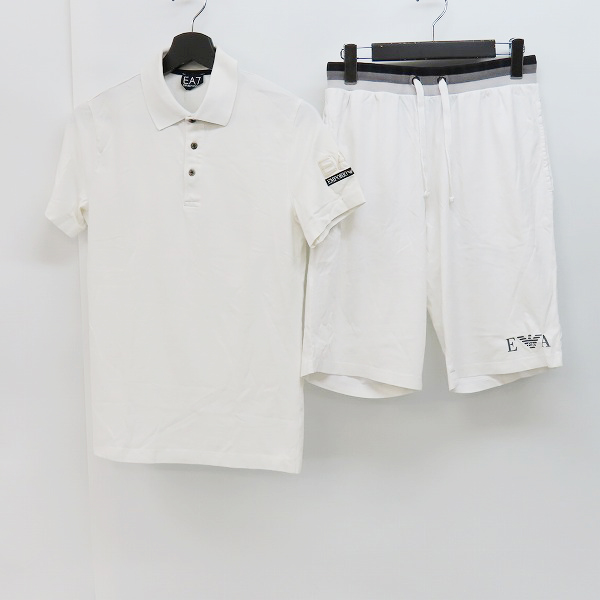 実際に弊社で買取させて頂いたEMPORIO ARMANI/エンポリオ アルマーニ ポロシャツ/ハーフパンツ 2点セット
