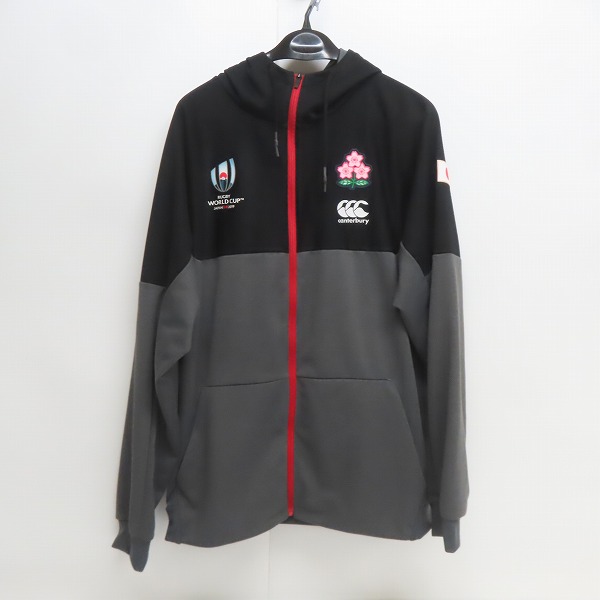 実際に弊社で買取させて頂いたCANTERBURY/カンタベリー RWC2019 JAPAN SWEAT JACKET VWT49525/4L