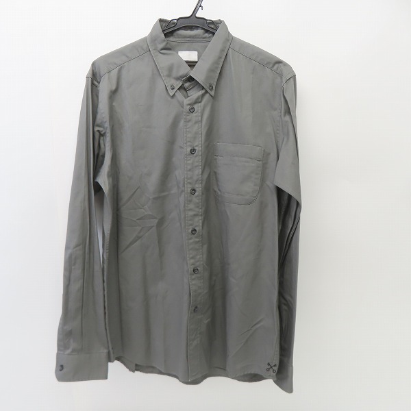 実際に弊社で買取させて頂いたUNIFORM EXPERIMENT/ユニフォームエクスペリメント GABARDINE EMBROIDERY ボタンダウンシャツ UE-192015/3の画像 1枚目