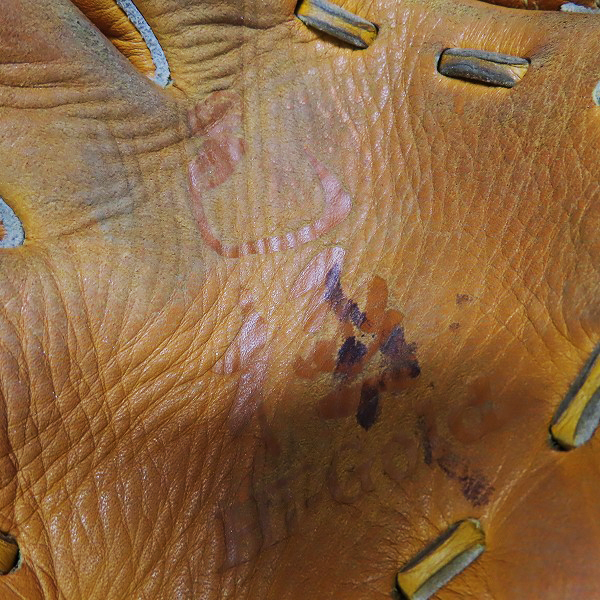 実際に弊社で買取させて頂いたHi-Gold/ハイゴールド 己極 軟式/左投げ/投手用 グラブ/グローブ OKG-6021の画像 3枚目