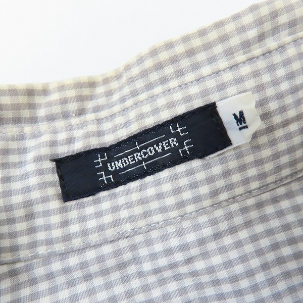 実際に弊社で買取させて頂いたUNDERCOVER/アンダーカバー 切り替え アナーキーシャツ S217/Mの画像 2枚目