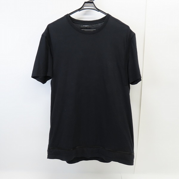 実際に弊社で買取させて頂いた【JPタグ】GIVENCHY/ジバンシイ 胸4Gロゴ ジップ半袖Tシャツ 11S 7234 657/XL
