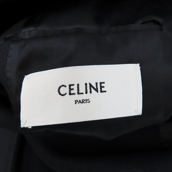 実際に弊社で買取させて頂いた【JPタグ】CELINE/セリーヌ DOUBLE BREASTED WOOL BLEND COAT 2M601522K/52の画像 2枚目