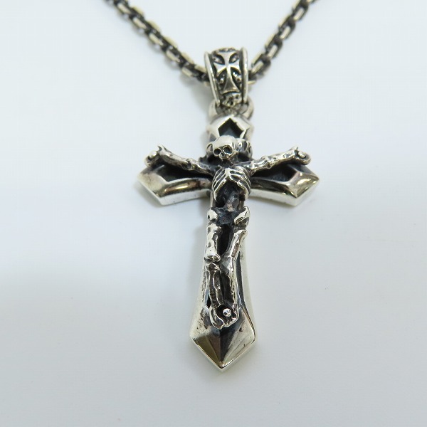 実際に弊社で買取させて頂いたDEAL DESIGN/ディールデザイン スカル/クロス リバイブクロス ネックレスの画像 1枚目