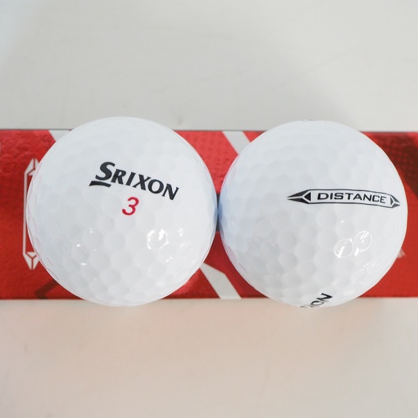実際に弊社で買取させて頂いた【未使用】Titleist/タイトリスト PRO V1X・SRIXON/スリクソン DISTANCE ゴルフボール ホワイト 計3スリーブの画像 2枚目