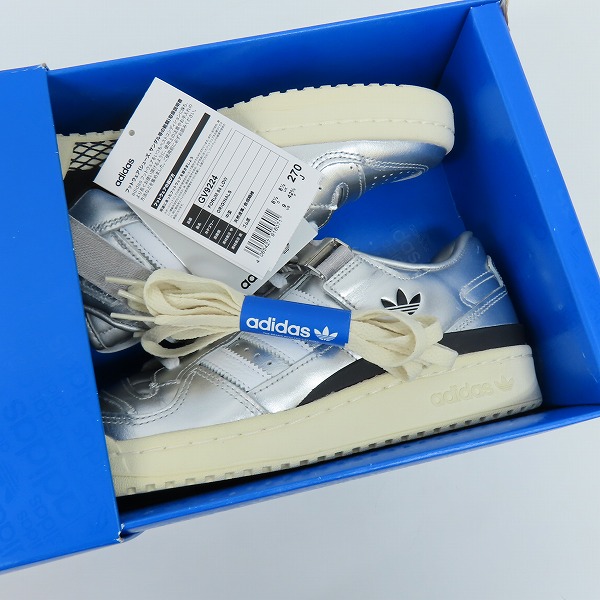 実際に弊社で買取させて頂いたadidas/アディダス Forum Low/フォーラムロー "atmos Metallic Pack" GV9224/27の画像 8枚目
