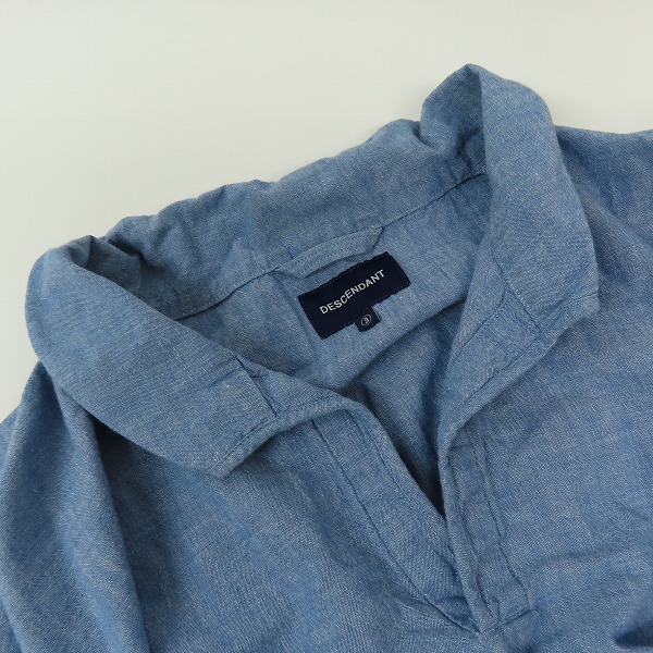実際に弊社で買取させて頂いたDESCENDANT×Ron Herman/ディセンダント×ロンハーマン SALOON PULLOVER LS SHIRT ロングスリーブ シャツ/3の画像 6枚目