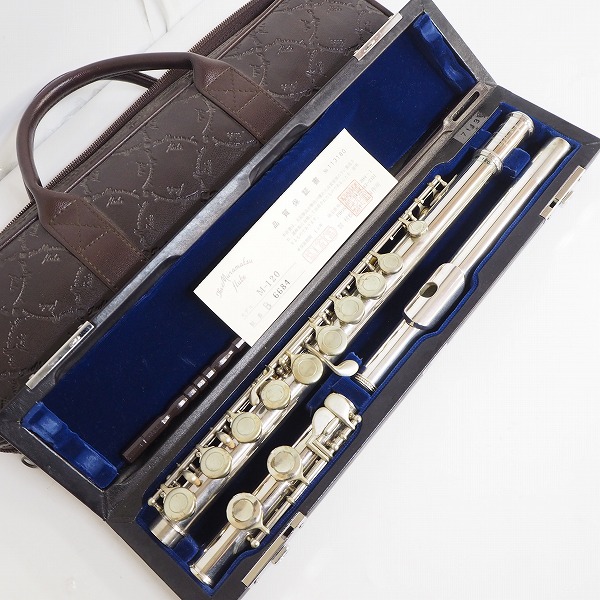 実際に弊社で買取させて頂いたMURAMATSU/ムラマツ MODEL M-120 フルート ハードケース・ケースカバー付 の画像 0枚目