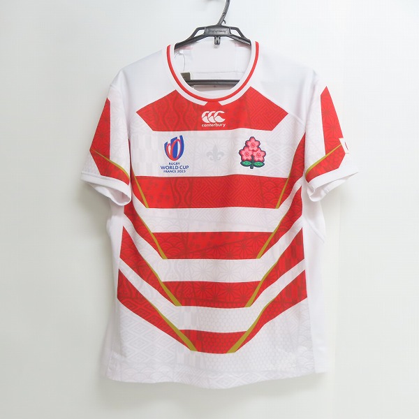 実際に弊社で買取させて頂いた【未使用】CANTERBURY/カンタベリー ラグビー ジャパンRWC2023/日本代表 レプリカジャージ ホーム RG33980WC/XL