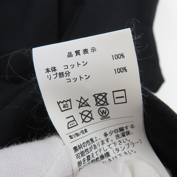 実際に弊社で買取させて頂いたDESCENDANT/ディセンダント クジラロゴ刺繍 クルーネック 長袖Tシャツ/2の画像 4枚目