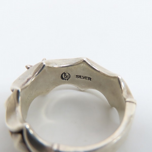 実際に弊社で買取させて頂いたBloody Mary/ブラッディマリー カラペスリング 1ダイヤ 18号の画像 6枚目