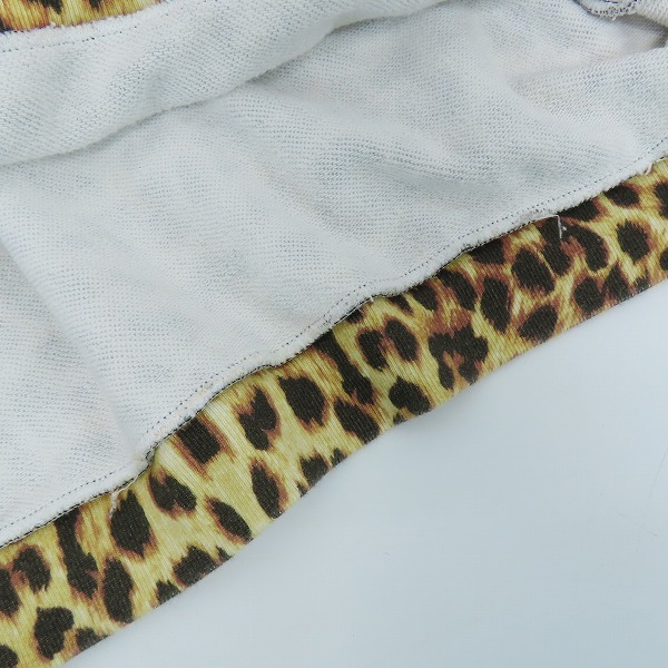 実際に弊社で買取させて頂いた【JPタグ】CELINE/セリーヌ 21SS ロゴプリントデザイン レオパード プルオーバーパーカー/スウェット 2Y321519M/XXLの画像 7枚目