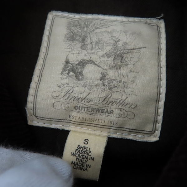 実際に弊社で買取させて頂いたBrooks Brothers/ブルックスブラザーズ ハンティングジャケット/Sの画像 2枚目
