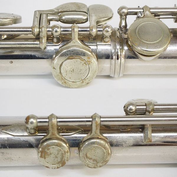 実際に弊社で買取させて頂いたMURAMATSU/ムラマツ MODEL M-120 フルート ハードケース・ケースカバー付 の画像 6枚目