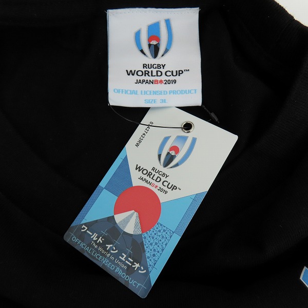 実際に弊社で買取させて頂いた【未使用】CANTERBURY/カンタベリー 2019 ラグビーワールドカップ メモリアルTシャツ VWT39455/3Lの画像 2枚目