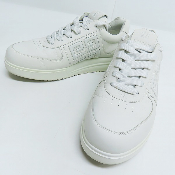 実際に弊社で買取させて頂いたGIVENCHY/ジバンシィ 4G ロゴ ローカット レザースニーカー 41