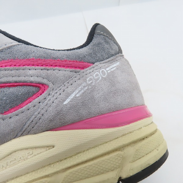 実際に弊社で買取させて頂いたKITH/キス×New Balance/ニューバランス＆United Arrows&Sons スニーカー 990V4 M990KT4/27の画像 6枚目