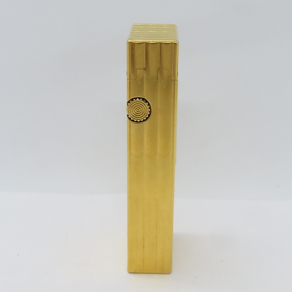 実際に弊社で買取させて頂いたdunhill/ダンヒル サイドローラー ガスライター ゴールドカラーの画像 2枚目