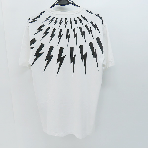 実際に弊社で買取させて頂いたNeil Barrett/ニール バレット Thunder Bolt Tee/サンダーボルト 半袖Tシャツ PBJT109 B512S/XSの画像 1枚目