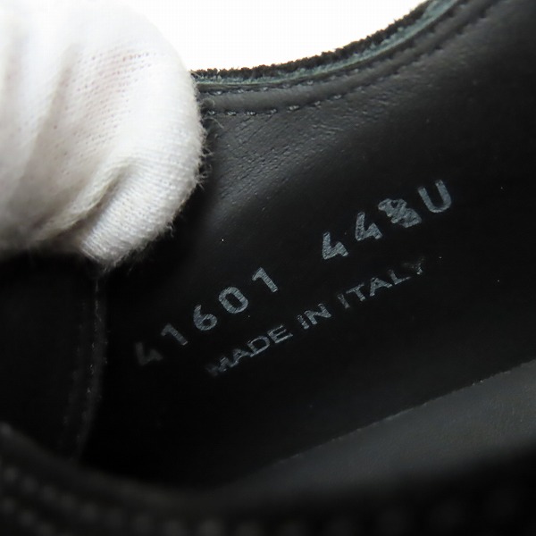 実際に弊社で買取させて頂いたRick Owens/リックオウエンス RAMONES LOW ラモーンズ スエード ローカット スニーカー ブラック/44.5の画像 5枚目