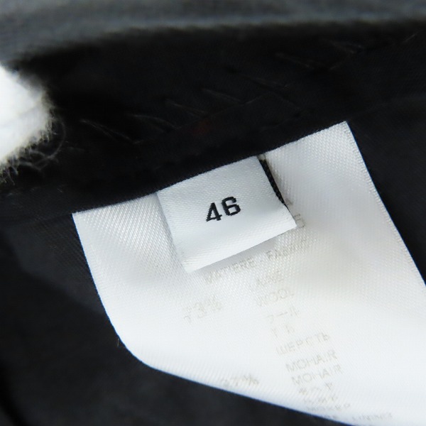 実際に弊社で買取させて頂いた【JPタグ】GIVENCHY/ジバンシィ モヘヤ混/サイドチェーン装飾 ウールトラウザーズパンツ 16F 5258 005/46の画像 3枚目