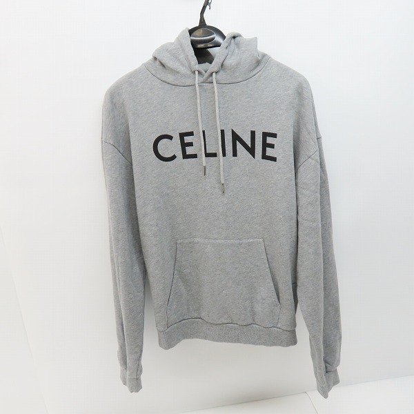実際に弊社で買取させて頂いた【JPタグ】CELINE/セリーヌ 21SS クラシックロゴルーズプルオーバーパーカー 2Y321670Q/M
